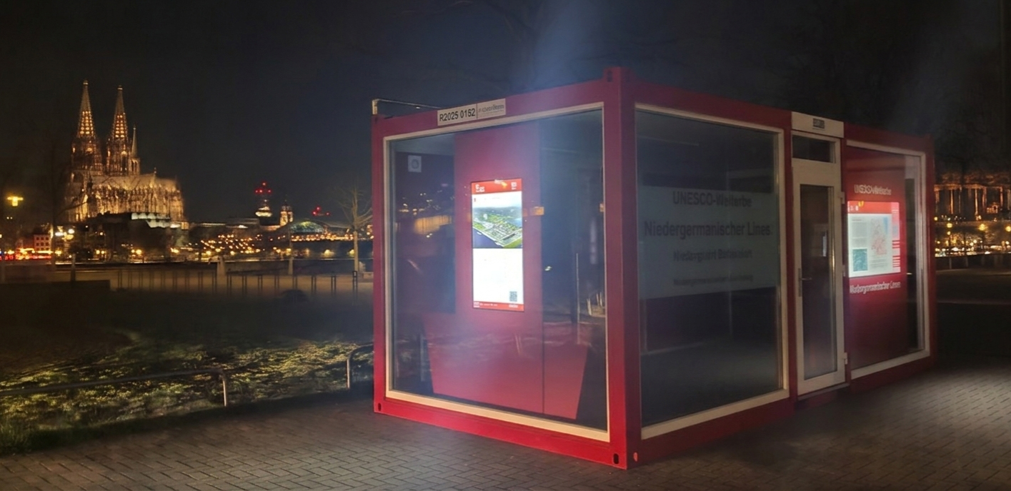 Digitale Anwendung für die Wanderausstellung Niedergermanischer Limes